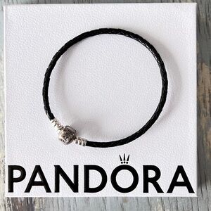 Pandora Black Leather Bracelet